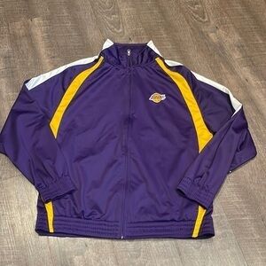 NBA Los Angeles Lakers zip front jacket